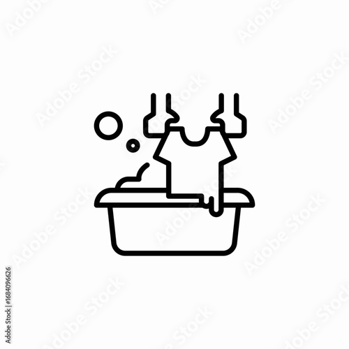 hand wash icon sign vector
