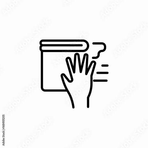 window cleaning icon sign vector