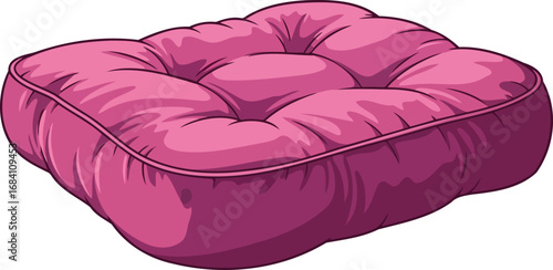 plush pink square cushion soft comfort for home decor