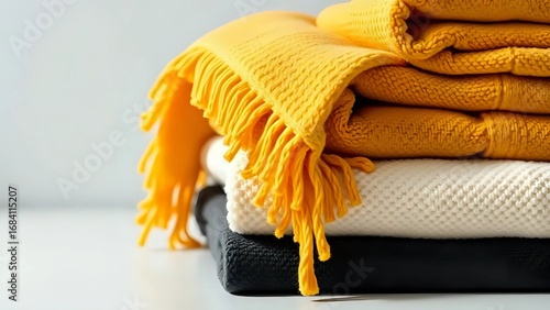 Elegant Simplicity: Textured Towels and Fabrics in Modern Neutral Colors