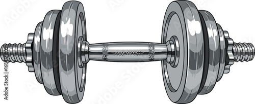 adjustable metal dumbbell strength training equipment for fitness and exercise