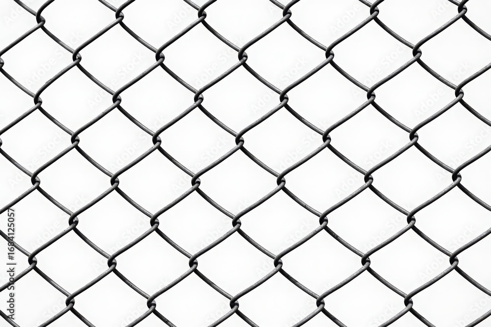 Fototapeta premium chain link fence seamless pattern