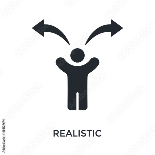 Realistic Icon Glyph Style. Vector Illustration For Graphic Design