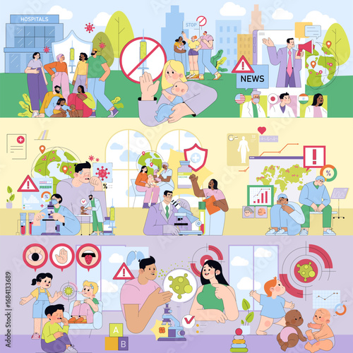 Vaccine Hesitancy and Research Illustration