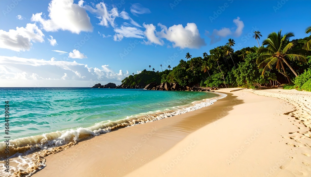 Fototapeta premium Tropical beach paradise (14)