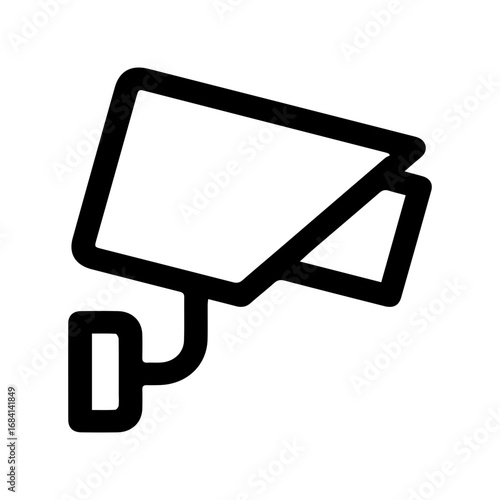 Security Camera Line Art