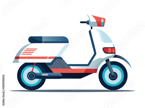 Sleek futuristic electric scooter for modern urban commuting and eco-friendly travel