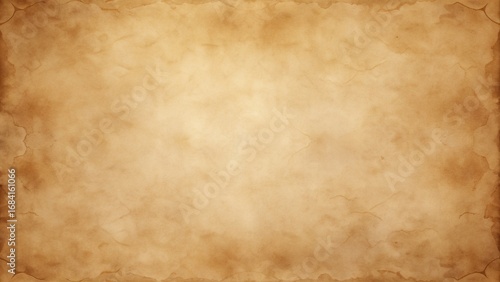 Parchment Texture with Warm Beige Tones and Faded Edges for Vintage Invitations