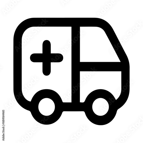 Ambulance Icon Illustration