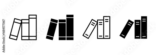 Library icon vector. education sign and symbol