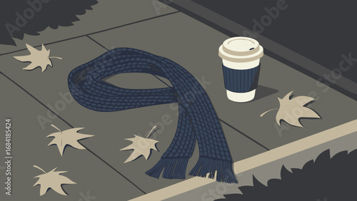 Autumnal Coffee Break Decor.