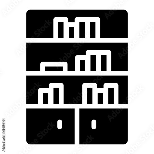 bookslef Solid icon