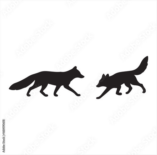 hunting vector silhouette