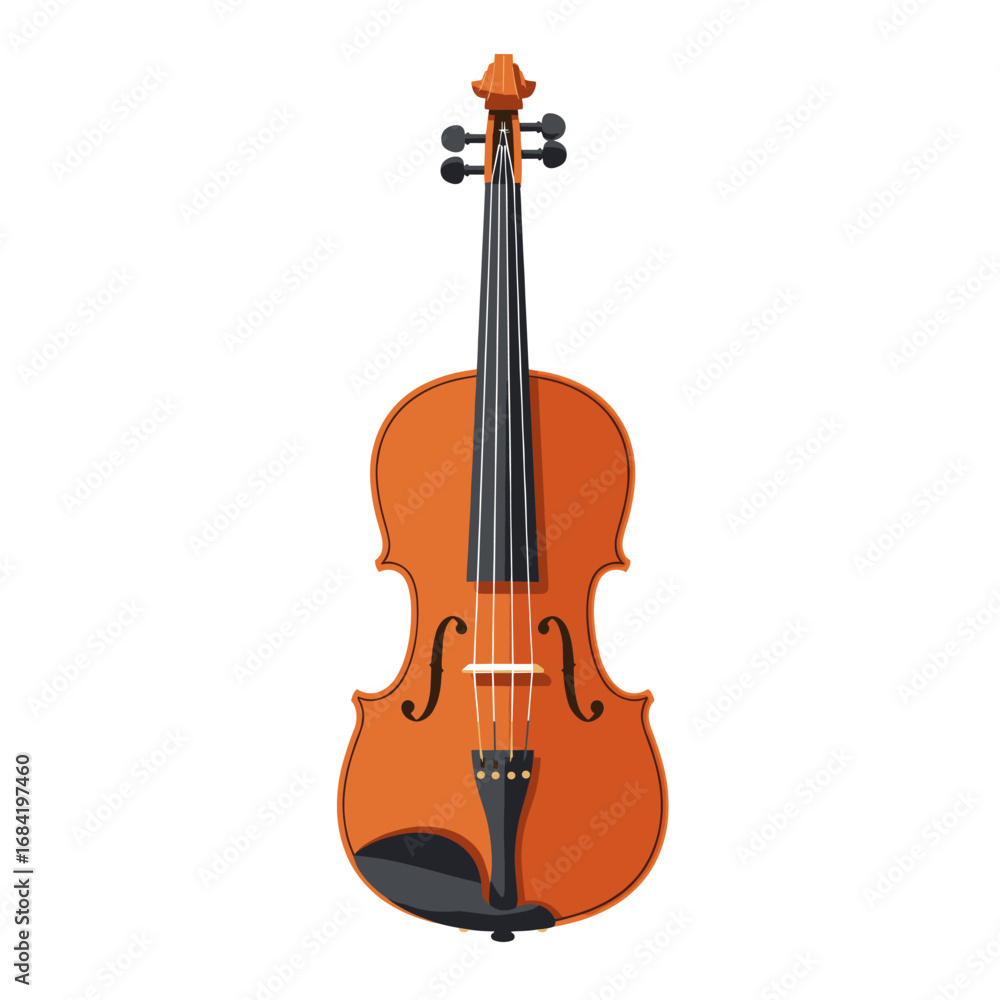 Fototapeta premium violin isolated on white