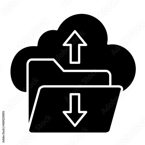 Cloud Service  Icon Set Multiple Style Collection