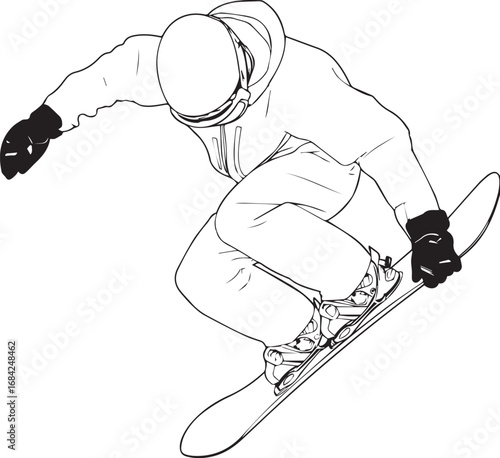 Hand-drawn cartoon vector illustrations of a baseball player with a bat and a person with a skateboard
