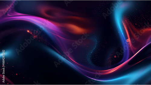 glass gradient colorful wave blurred background, noise textured abstract transparent glass trendy wallpaper, for web, banner, fashion, technology