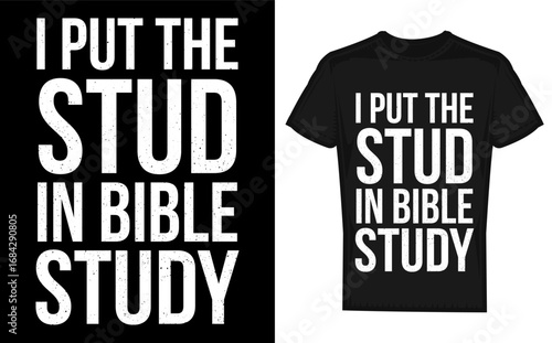 Funny Christian Cat Illustration for Bible Study with Playful Text