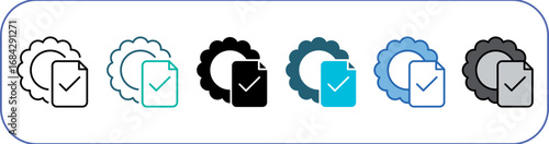 Compliance Icon Pack Multistyle Editable Stroke