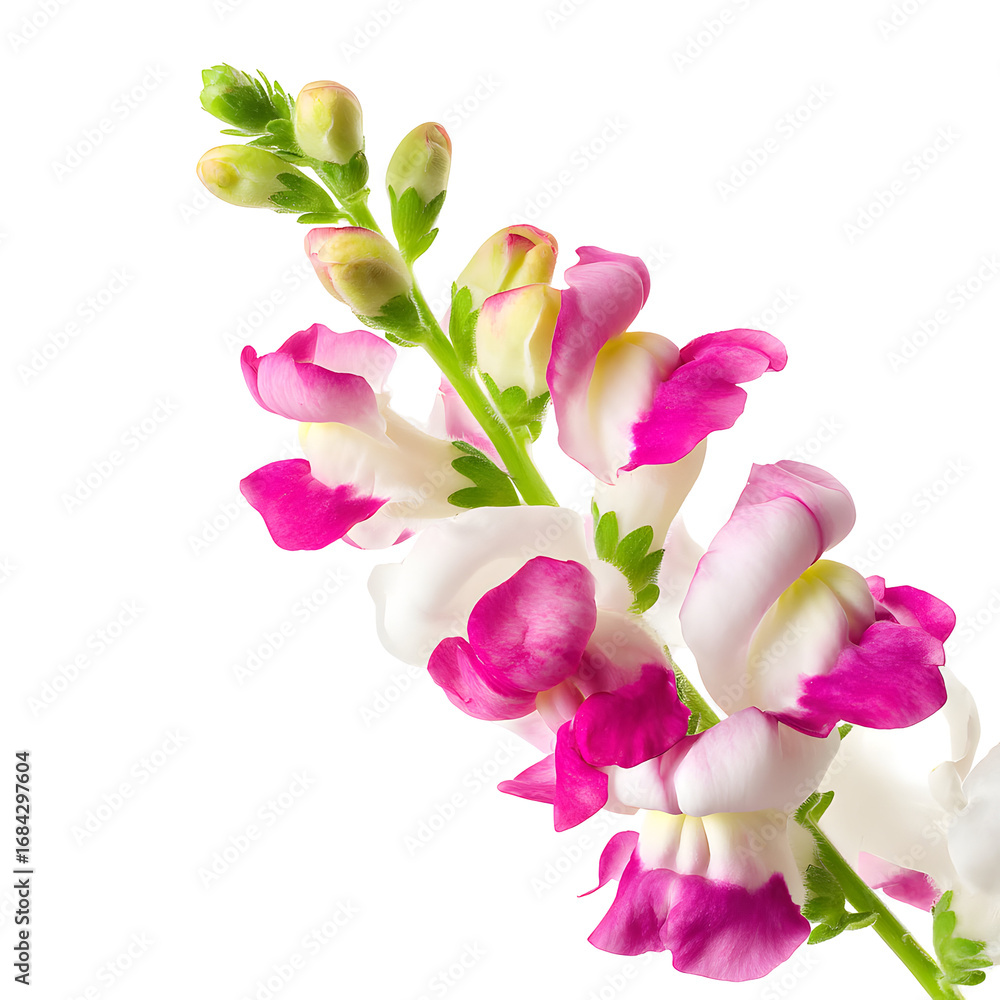 Obraz premium Close-up of vibrant snapdragon flowers showcasing their intricate details against dark backdrop