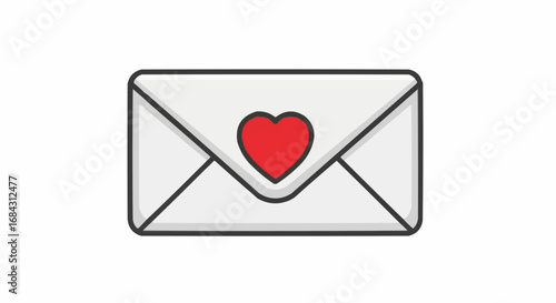 Love Message Envelope Icon