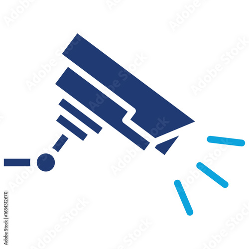 Cctv  mixed color icon