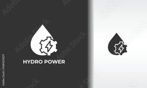Hydro Power Vector, Icon Or Logo Sign Isolated Symbol Illustration