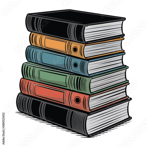 stack of books