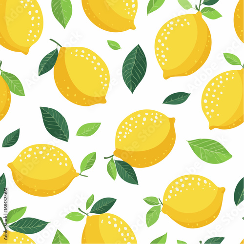 Lemon fruit icon seamless pattern background in flat style organic fruits vector illustration on isolated background vitamin c food sign business concept
1