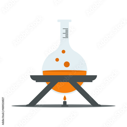 Glassware Laboratory Illustration
