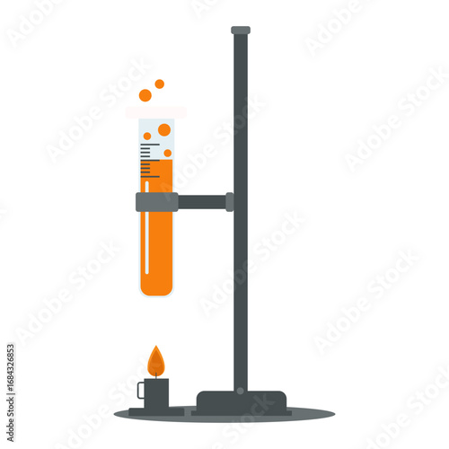 Glassware Laboratory Illustration