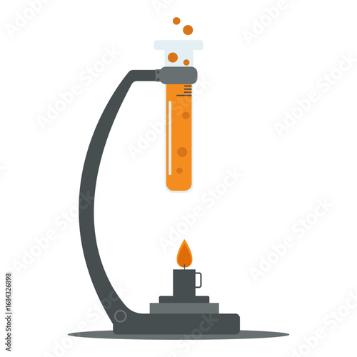 Glassware Laboratory Illustration