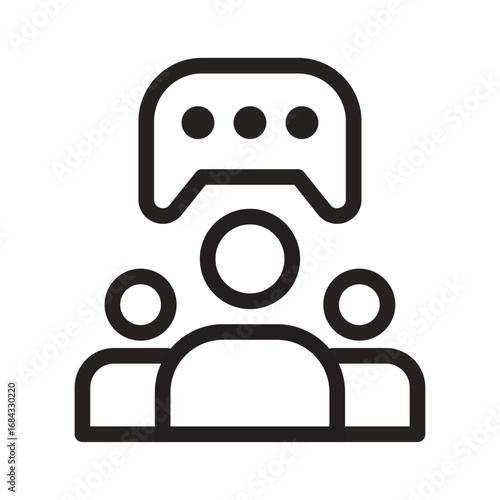 Discussion Icon of Conflict Resolution Icon Set
