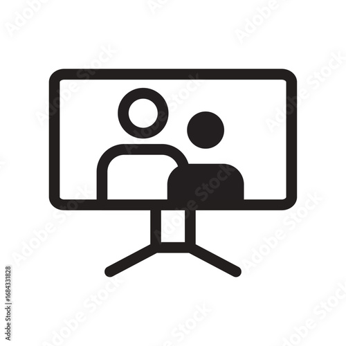 Video Call Care Icon of Empathy in Remote Work Icon Set