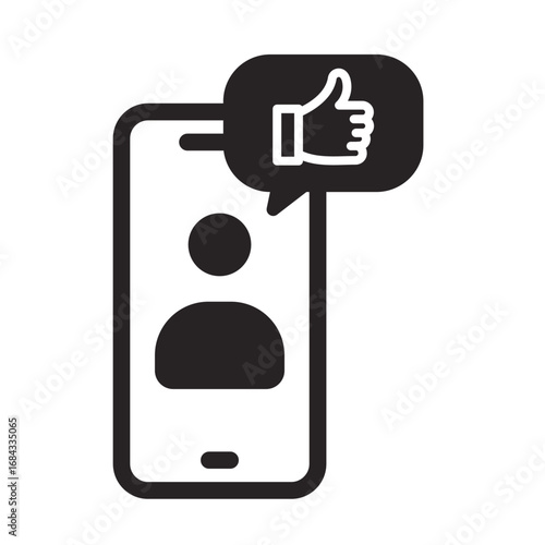 Positive Feedback Icon of Remote Family Check In Icon Set