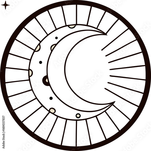 vector illustration of a spiral symbol