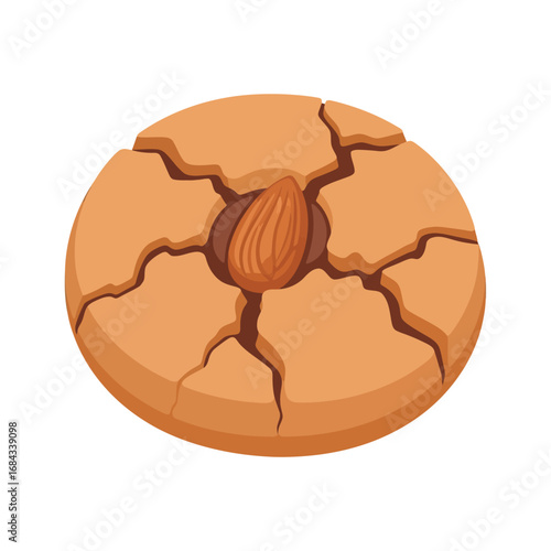 ghriba 2d vector illustration isolated white background