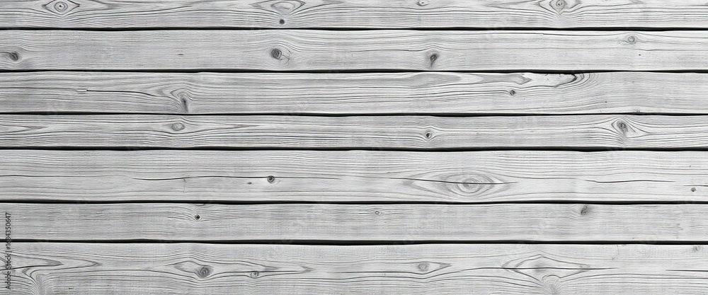 Fototapeta premium Seamless pattern of aged grey wood boardwalk planks, rustic texture, vintage wood, background