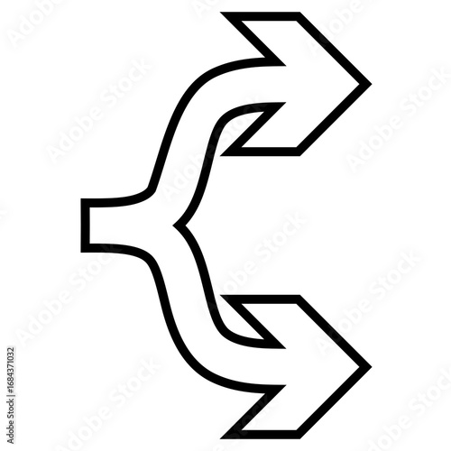 arrow icon vector illustration