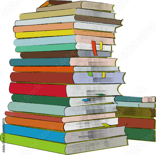 stack of books