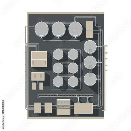 Industrial Tank Farm for Petroleum and Chemicals