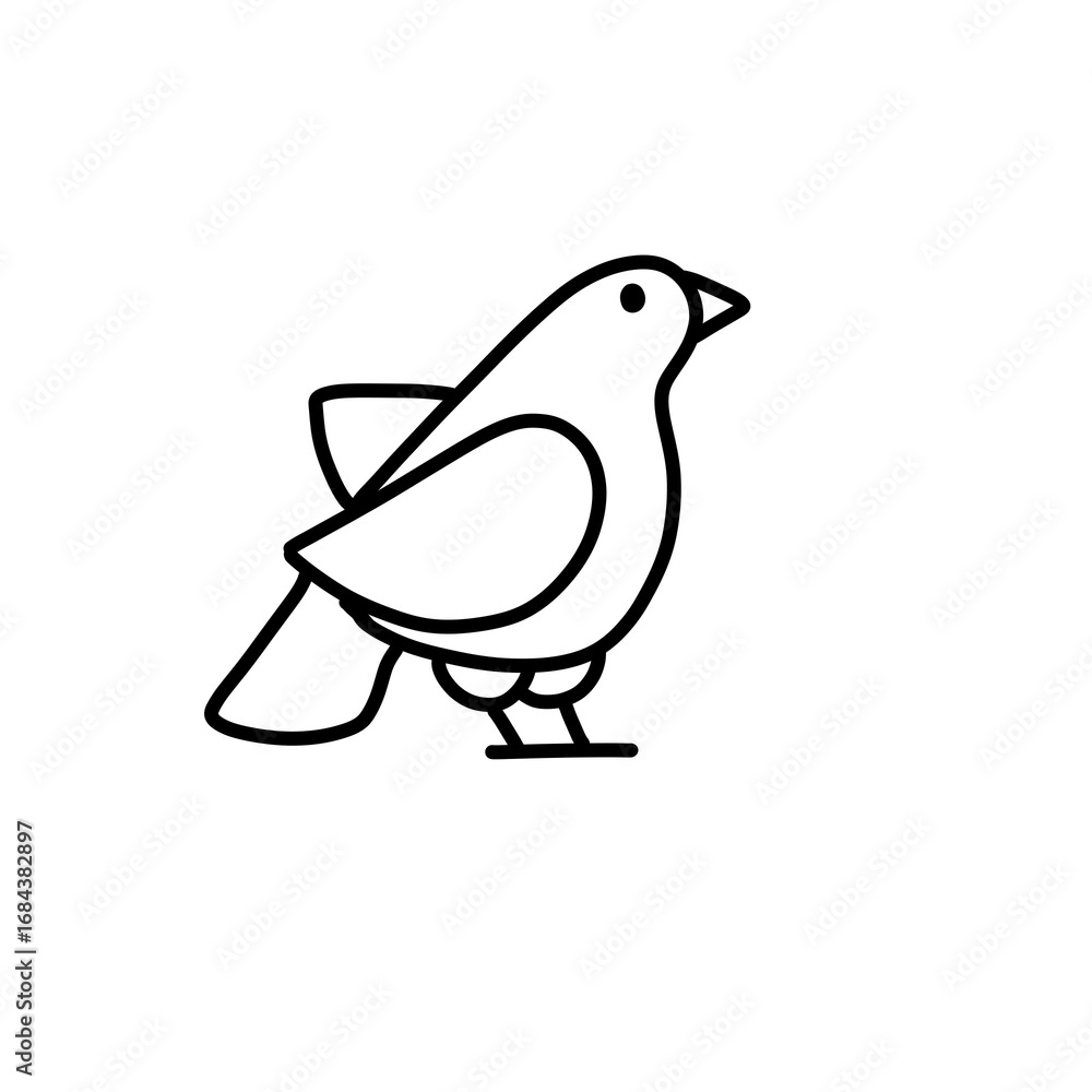 Obraz premium Bird icon