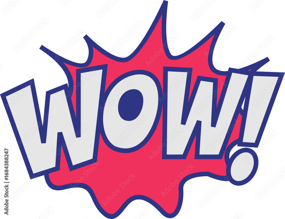 Fototapeta premium Exclamation Texting Comic Speech Element