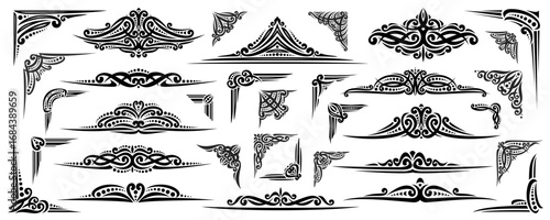 Vector Corners and Borders set