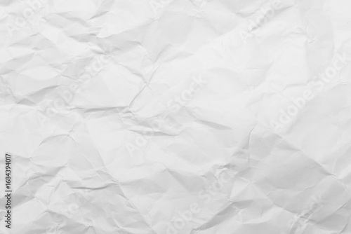 White Paper Texture background. Crumpled white paper abstract shape background with space paper recycle for text