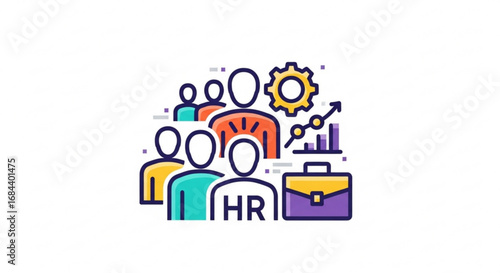 Hr management team building human resources strategy business growth and development teamwork success