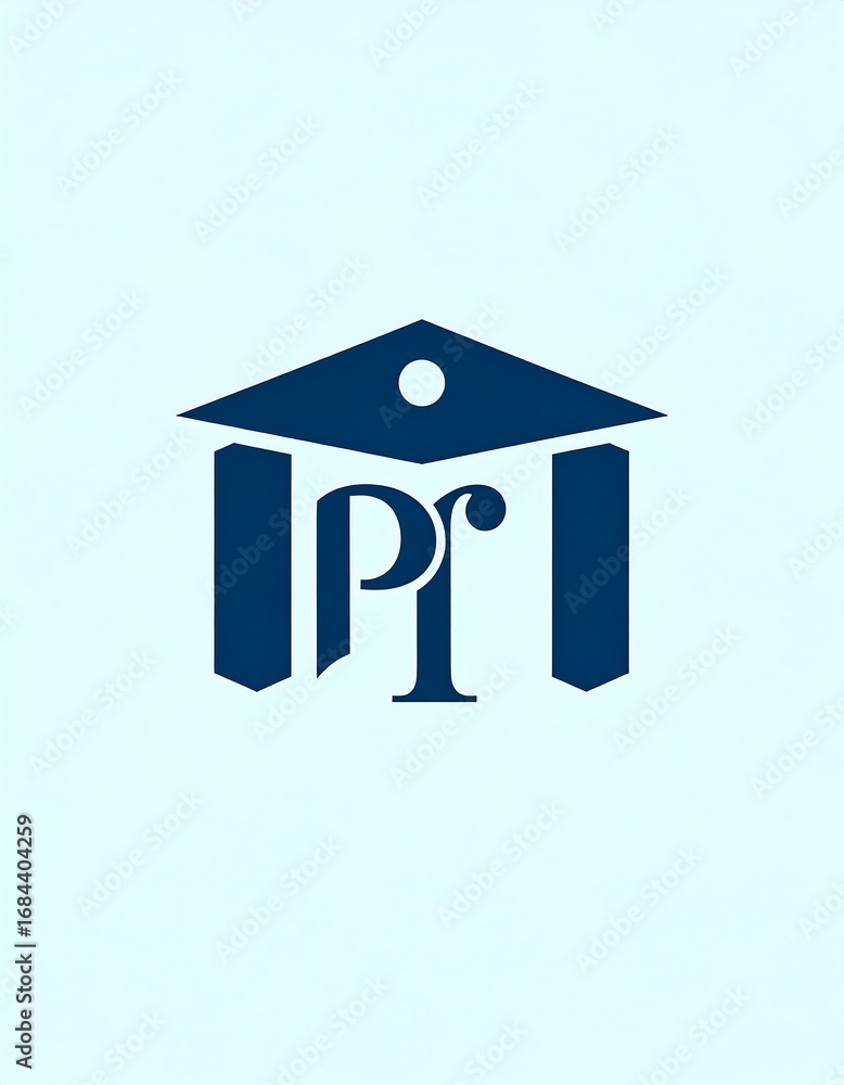 Naklejka premium Academic Logo Design