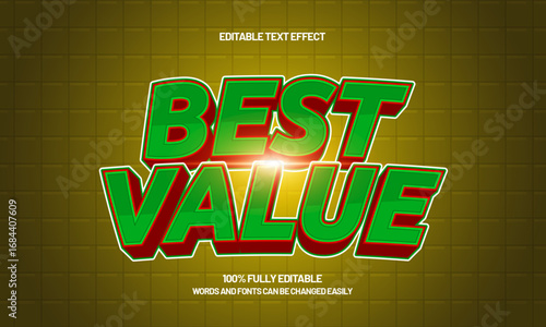 best value editable text effect for discount