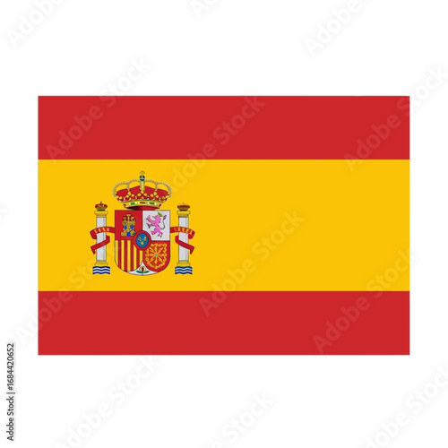 Patriotic spanish emblem a symbol of pride and the nation's cultural identity, a timeless