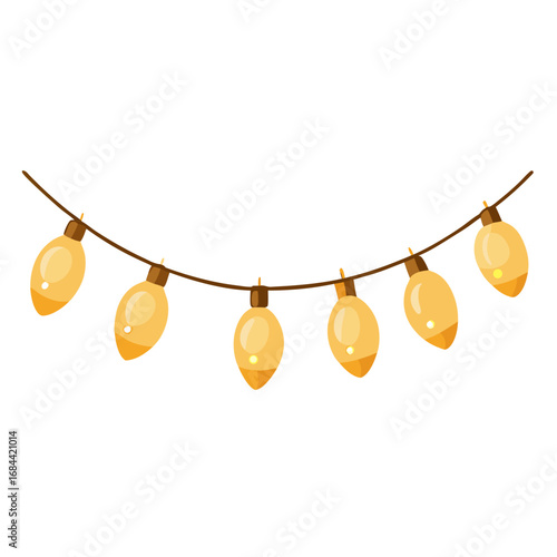 yellow pear on a white background
